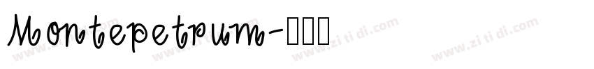 Montepetrum字体转换