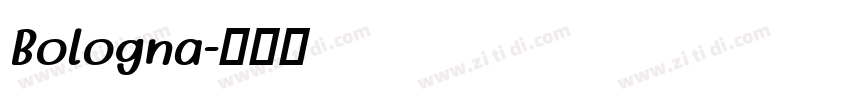 Bologna字体转换