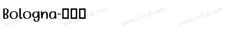 Bologna字体转换
