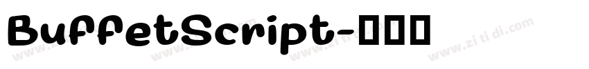BuffetScript字体转换