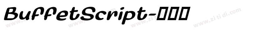 BuffetScript字体转换