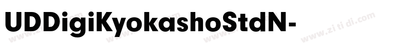 UDDigiKyokashoStdN字体转换