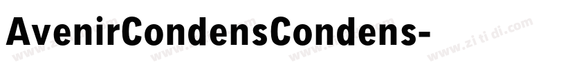 AvenirCondensCondens字体转换