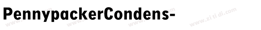 PennypackerCondens字体转换