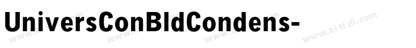 UniversConBldCondens字体转换