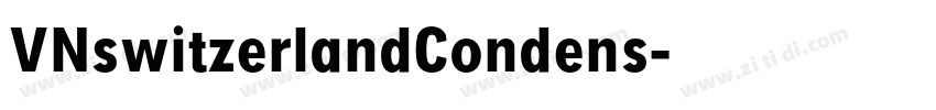 VNswitzerlandCondens字体转换