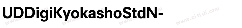 UDDigiKyokashoStdN字体转换
