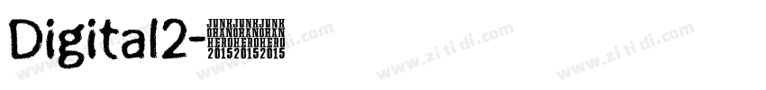 Digital2字体转换