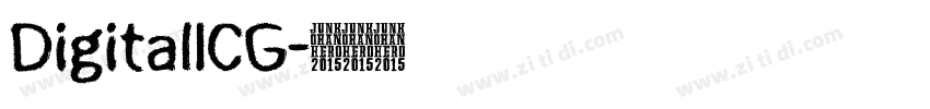 DigitalICG字体转换