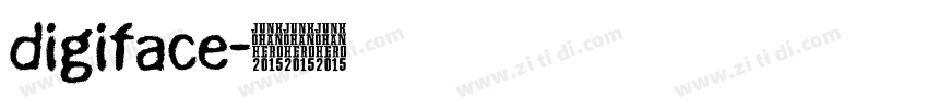 digiface字体转换