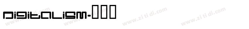 Digitalism字体转换