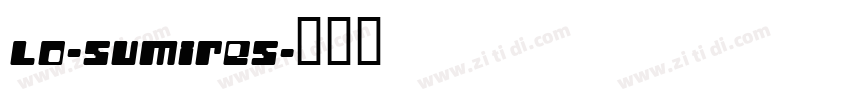 Lo-Sumires字体转换