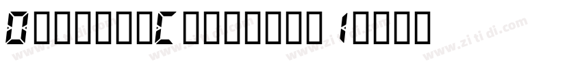 DigitalCyrillic1字体转换