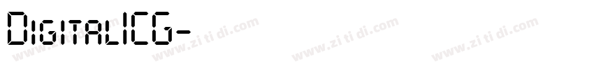 DigitalICG字体转换