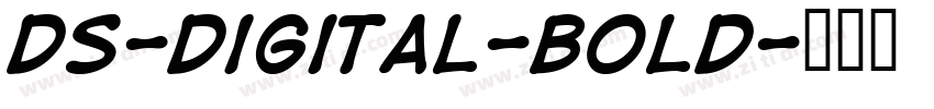 DS-Digital-Bold字体转换