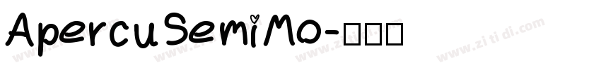 ApercuSemiMo字体转换