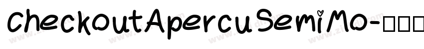 CheckoutApercuSemiMo字体转换