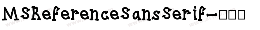 MSReferenceSansSerif字体转换 MSReferenceSansSerif字体转换