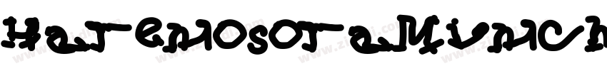 HarenosoraMincho字体转换