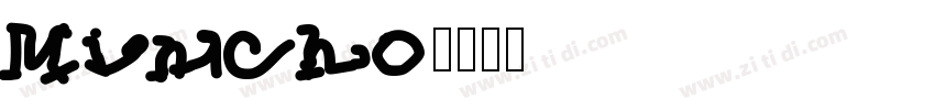 Mincho字体转换