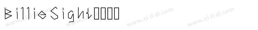 BillieSight字体转换