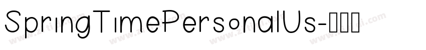 SpringTimePersonalUs字体转换