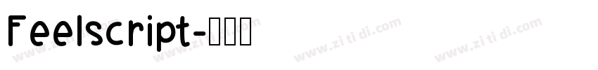 Feelscript字体转换