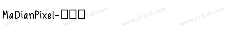 MaDianPixel字体转换