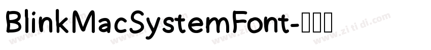 BlinkMacSystemFont字体转换