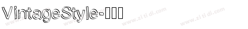VintageStyle字体转换