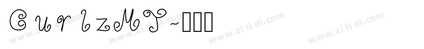 CurlzMT字体转换