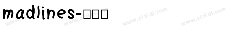madlines字体转换