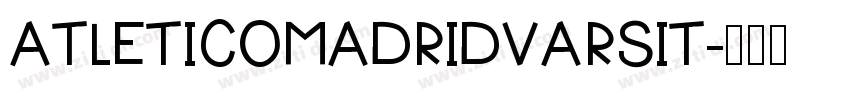 AtleticoMadridVarsit字体转换