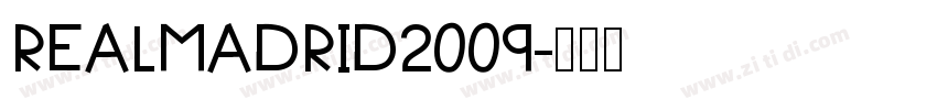 RealMadrid2009字体转换