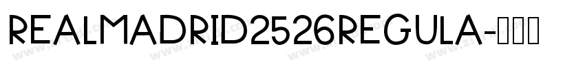 RealMadrid2526Regula字体转换