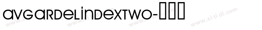 AvGardeLindexTwo字体转换