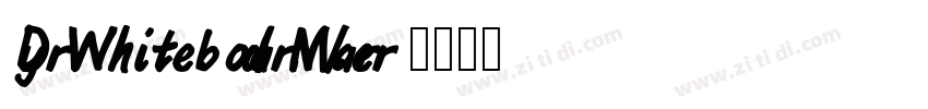 DryWhiteboardMarker字体转换