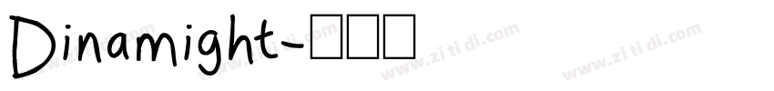 Dinamight字体转换