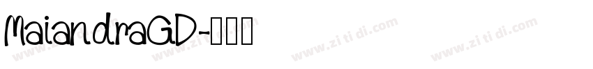 MaiandraGD字体转换