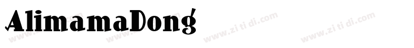 AlimamaDong字体转换