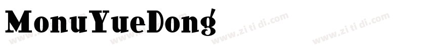MonuYueDong字体转换