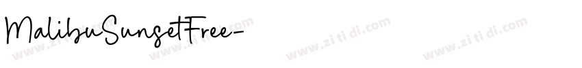 MalibuSunsetFree字体转换 MalibuSunsetFree字体转换