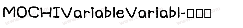 MOCHIVariableVariabl字体转换