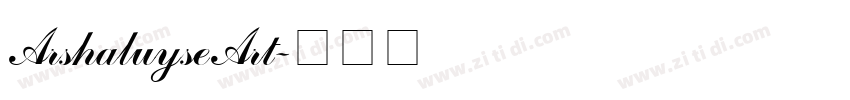 ArshaluyseArt字体转换