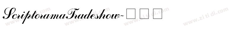 ScriptoramaTradeshow字体转换