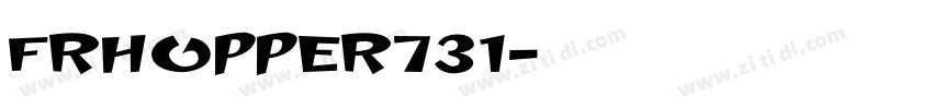FRHopper731字体转换