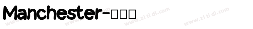 Manchester字体转换