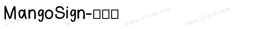 MangoSign字体转换