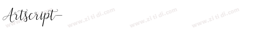 Artscript字体转换