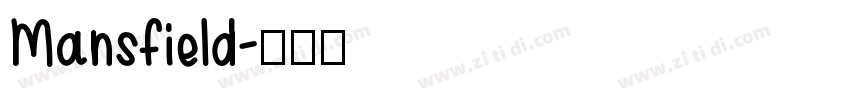 Mansfield字体转换